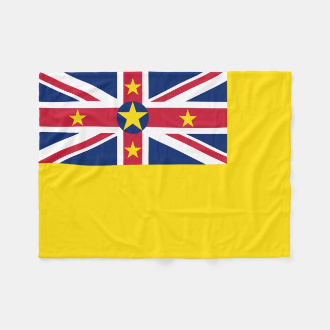 Cobertor De Velo Bandeira de Niue (Frente (Horizontal))