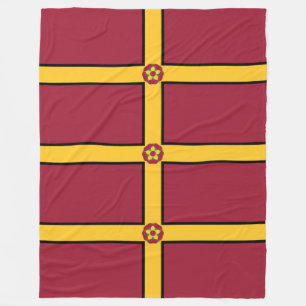 Cobertor De Velo Bandeira de Northamptonshire Fleece Blanket