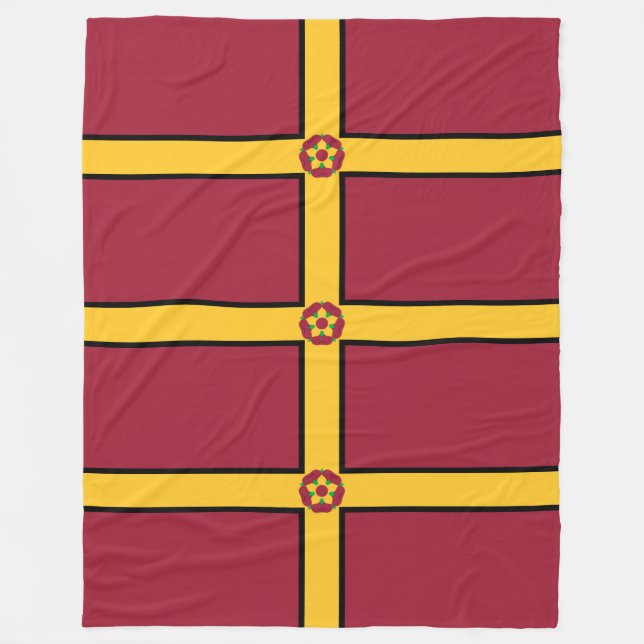 Cobertor De Velo Bandeira de Northamptonshire Fleece Blanket (Frente)