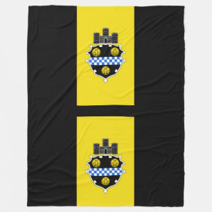 Cobertor De Velo Bandeira de Pittsburgh, Pensilvânia Fleece Blanket