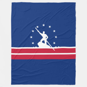 Cobertor De Velo Bandeira de Richmond, Virginia Fleece Blanket