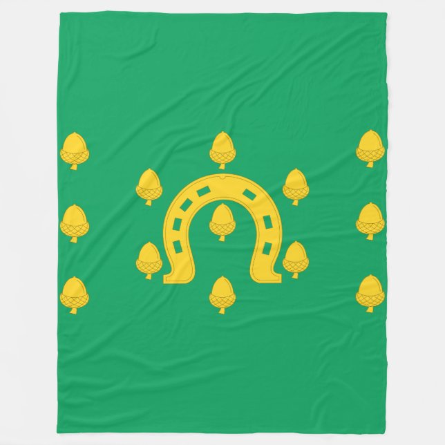 Cobertor De Velo Bandeira de Rutland Fleece Blanket (Frente)