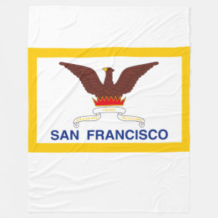 Cobertor De Velo Bandeira de São Francisco Fleece Blanket