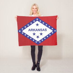 Cobertor De Velo Bandeira do Arkansas, EUA