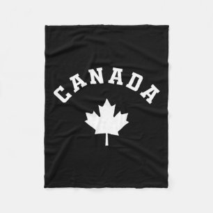 Cobertor De Velo Bandeira do Canadá Vacinação canadiana Pesca Pele 