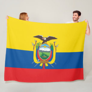 Cobertor De Velo Bandeira do Equador Grande