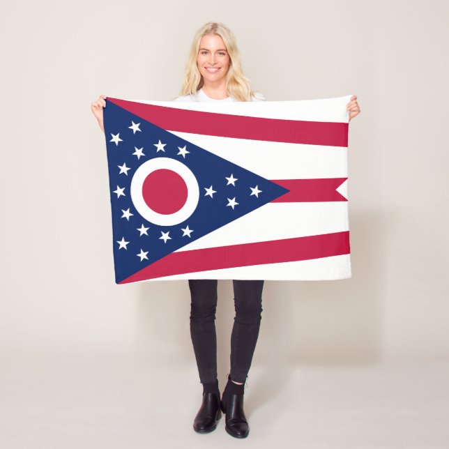 Cobertor De Velo Bandeira do Estado de Ohio (In Situ)