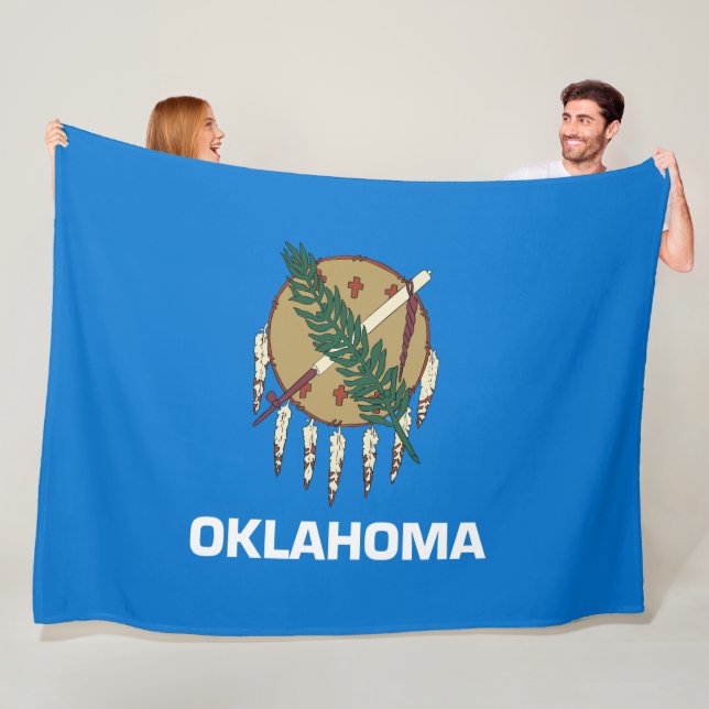 Cobertor De Velo Bandeira do Estado de Oklahoma (In Situ)
