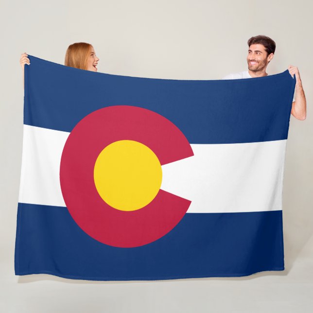 Cobertor De Velo Bandeira do Estado do Colorado (In Situ)
