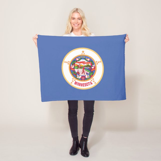 Cobertor De Velo Bandeira do Estado do Minnesota (In Situ)