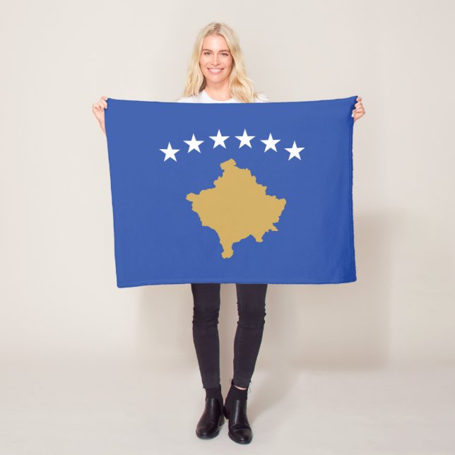 Cobertor De Velo Bandeira do Kosovo (In Situ)