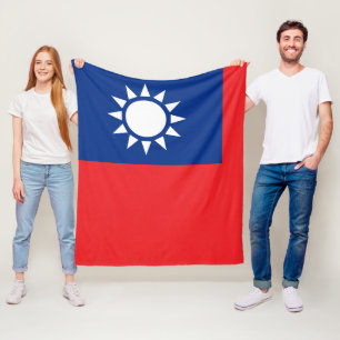 Cobertor De Velo Bandeira do meio de Formosa a República da China