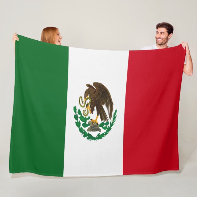Cobertor De Velo Bandeira do México Patriótico (In Situ)