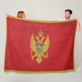 Cobertor De Velo Bandeira do Montenegro - Uma tapeçaria do Monteneg