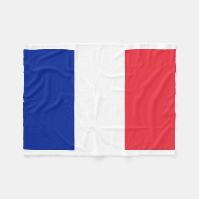 Cobertor De Velo Bandeira do Mundo Nacional da França (Frente (Horizontal))