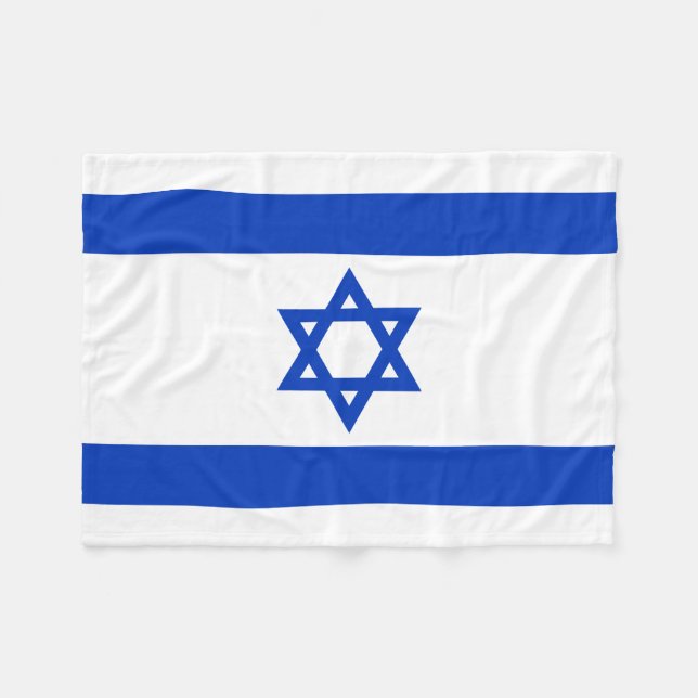 Cobertor De Velo Bandeira do Mundo Nacional de Israel (Frente (Horizontal))