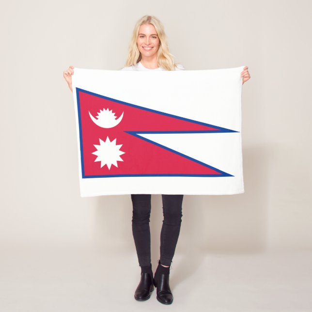 Cobertor De Velo Bandeira do Nepal (In Situ)