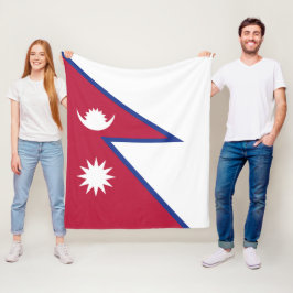 Cobertor De Velo Bandeira do Nepal