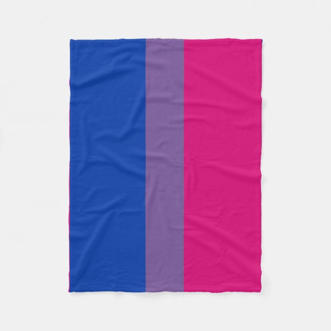 Cobertor De Velo Bandeira do Orgulho Bissexual (Frente)