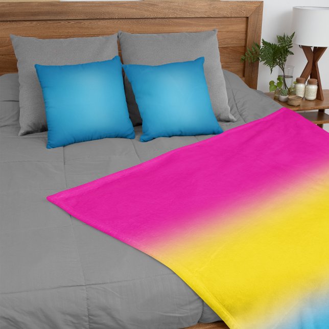 Cobertor De Velo Bandeira do Orgulho Pansexual Gradiente – Bandeira (Criador carregado)