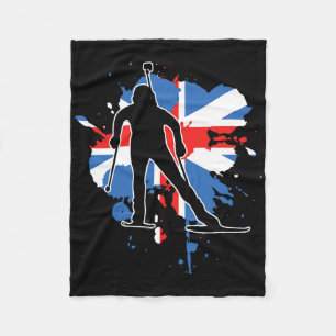 Cobertor De Velo Bandeira do Reino Unido - Biathlonista britânico