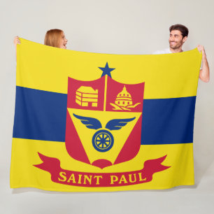 Cobertor De Velo Bandeira do Santo Paul (Minnesota)