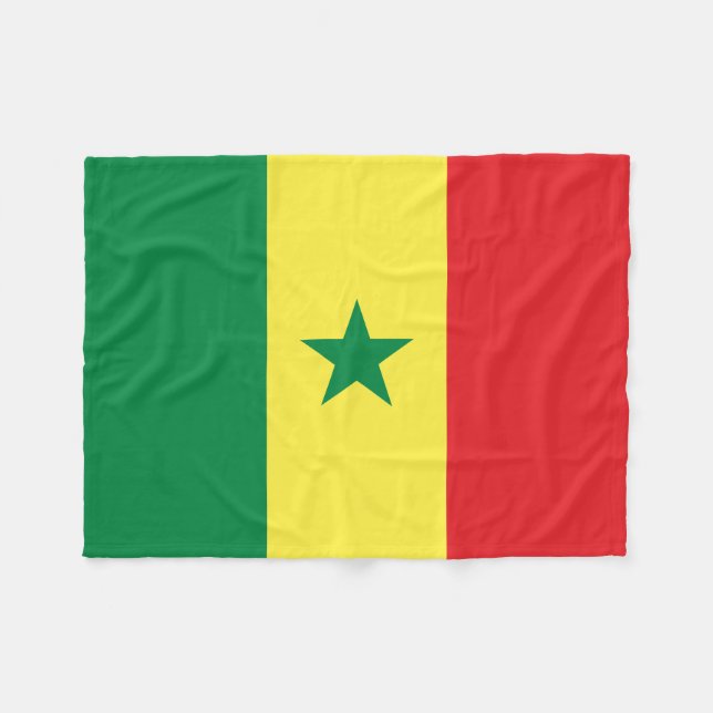 Cobertor De Velo Bandeira do Senegal (Frente (Horizontal))