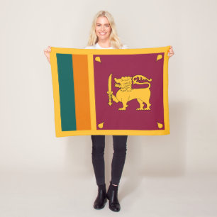 Cobertor De Velo Bandeira do Sri Lanka