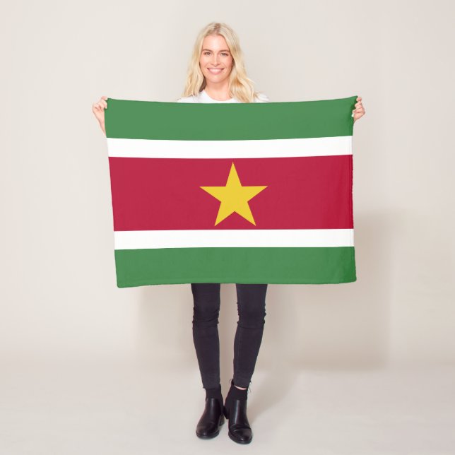 Cobertor De Velo Bandeira do Suriname (In Situ)