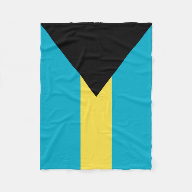 Cobertor De Velo Bandeira dos Bahamas (Frente)