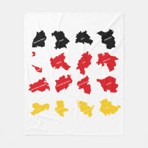 Cobertor De Velo Bandeira dos Estados Alemães