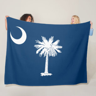 Cobertor De Velo Bandeira Estadual da Carolina do Sul