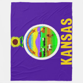 Cobertor De Velo Bandeira Fleece Blanket