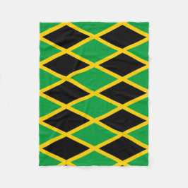 Cobertor De Velo Bandeira jamaicana lança-se