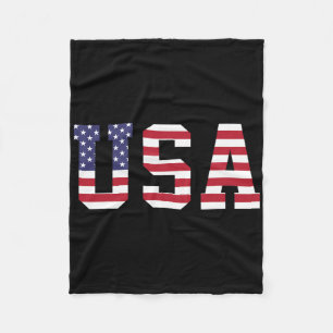 Cobertor De Velo Bandeira Nacional Americana dos EUA 4 de Julho par