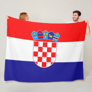 Cobertor De Velo Bandeira nacional de Croatia Zastava Hrvatske