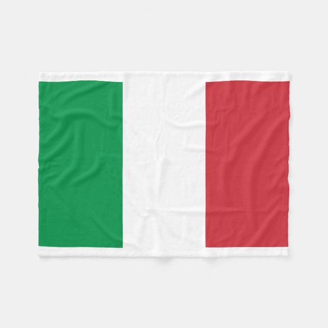 Cobertor De Velo Bandeira nacional do mundo de Italia (Frente (Horizontal))