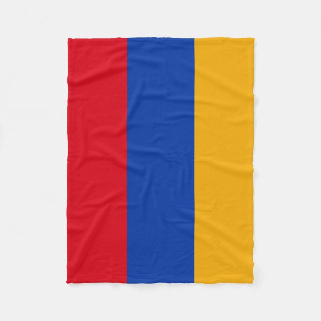 Cobertor De Velo Bandeira Patriótica da Armênia (Frente)