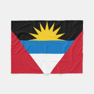 Cobertor De Velo Bandeira patriótica de Antígua e de Barbuda