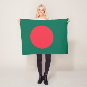 Cobertor De Velo Bandeira Patriótica do Bangladesh