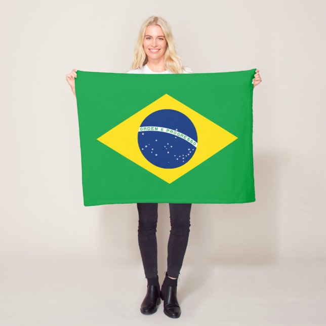 Cobertor De Velo Bandeira Patriótica do Brasil (In Situ)