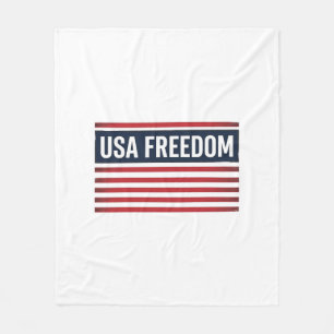 Cobertor De Velo Bandeira Patriótica EUA Liberdade Estilo Vetorial 