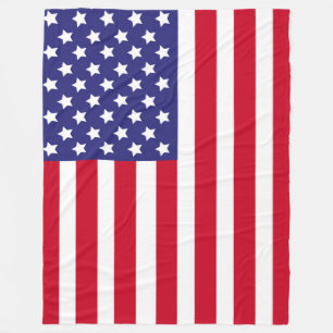 Cobertor De Velo Bandeira Patriótica EUA Stars & Stripes Americano
