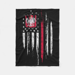 Cobertor De Velo Bandeira Polonesa Americana Combo Polônia EUA Pols