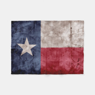 Cobertor De Velo Bandeira resistida do estado de Texas do vintage