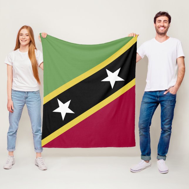 Cobertor De Velo bandeira santo Kitts e Nevis (In Situ)