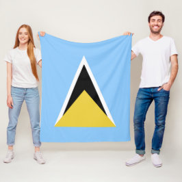 Cobertor De Velo bandeira santo Lúcia