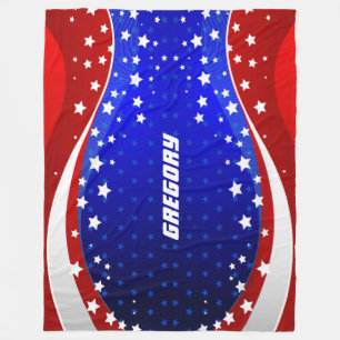 Cobertor De Velo Bandeiras Abstrato Americanas e Estrelas 2