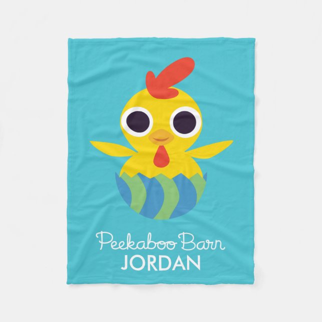 Cobertor De Velo Bandido da páscoa | do celeiro do Peekaboo o (Frente)
