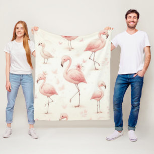 Cobertor De Velo Bando de Flamingos Mais Fofos